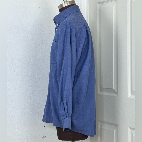 Wall Street Button Down Shirt SZ M - Picture 2 of 5